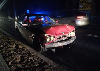 Wypadek na ulicy Tadeusza Kościuszki w Kętach