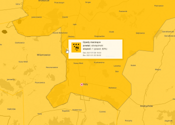 IMGW ostrzega przed opadami marznącymi w gminie Kęty