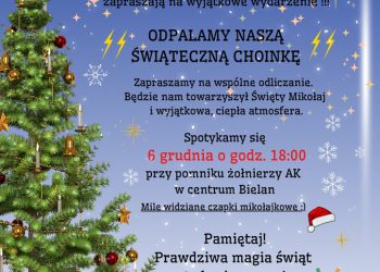 Magiczne Rozświetlenie Choinki w Bielanach – Przywitaj Świętego Mikołaja!
