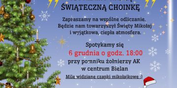 Magiczne Rozświetlenie Choinki w Bielanach – Przywitaj Świętego Mikołaja!