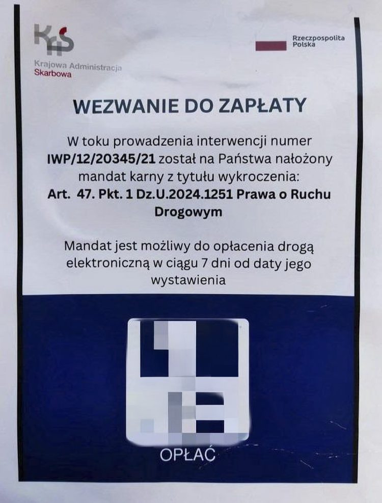 Ostrzeżenie przed oszustwami: Fałszywe wezwania od „Krajowej Administracji Skarbowej”