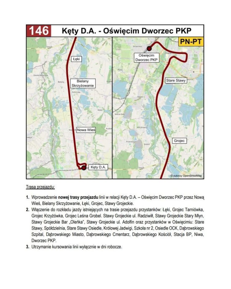 Kolejne zmiany Komunikacji Beskidzkiej