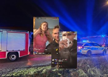 Szokujące zachowanie influencerki z Kęt: drwiny z desperacji mężczyzny na oczach setek widzów