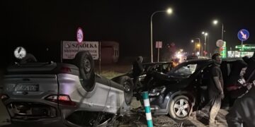 Zderzenie dwóch aut w Nowej Wsi – policja szuka sprawcy