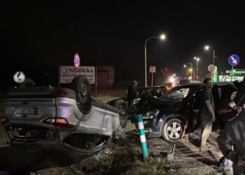 Wypadek w Nowej Wsi: Sprawca zbiegł z miejsca zdarzenia