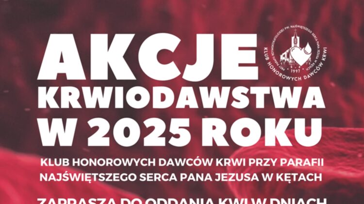 Akcja krwiodawstwa w Kętach – oddaj krew i uratuj życie