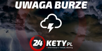 24.014 – 24.04. – Ostrzeżenie IMGW – Burze z gradem i silnym wiatrem w regionie!