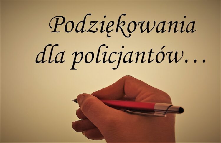 Sprawczyni kolizji podziękowała policjantom z Kęt za profesjonalizm i życzliwość
