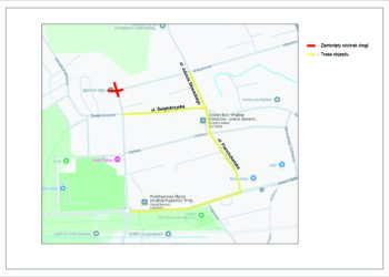 Uwaga kierowcy! Zamknięcie skrzyżowania ul. Klasztornej i Młodzieży Polskiej w Kętach