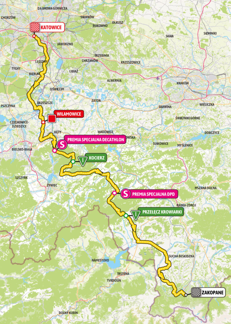 Tour de Pologne przejedzie przez Gminę Kęty! Kolarski peleton zawita do Kęt-Podlesia