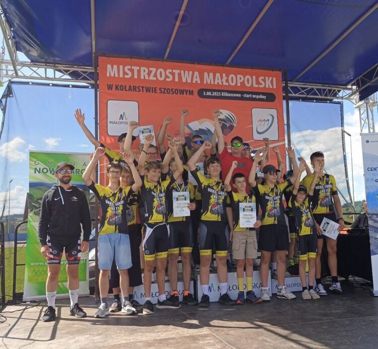 Mistrzostwa Małopolski w Kolarstwie Szosowym 2025 – Klikuszowa należała do UKKS Sokół Kęty