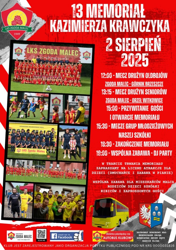 13. Memoriał Kazimierza Krawczyka – Święto Piłki Nożnej w Malcu