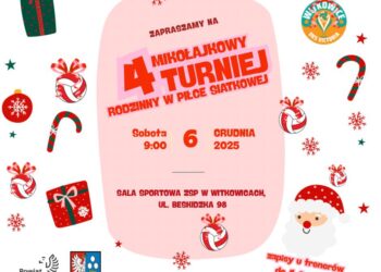 Rodzinne granie w świątecznym klimacie. IV Mikołajkowy Turniej Rodzinny w Siatkówkę w Witkowicach