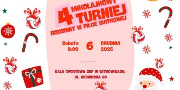 Rodzinne granie w świątecznym klimacie. IV Mikołajkowy Turniej Rodzinny w Siatkówkę w Witkowicach