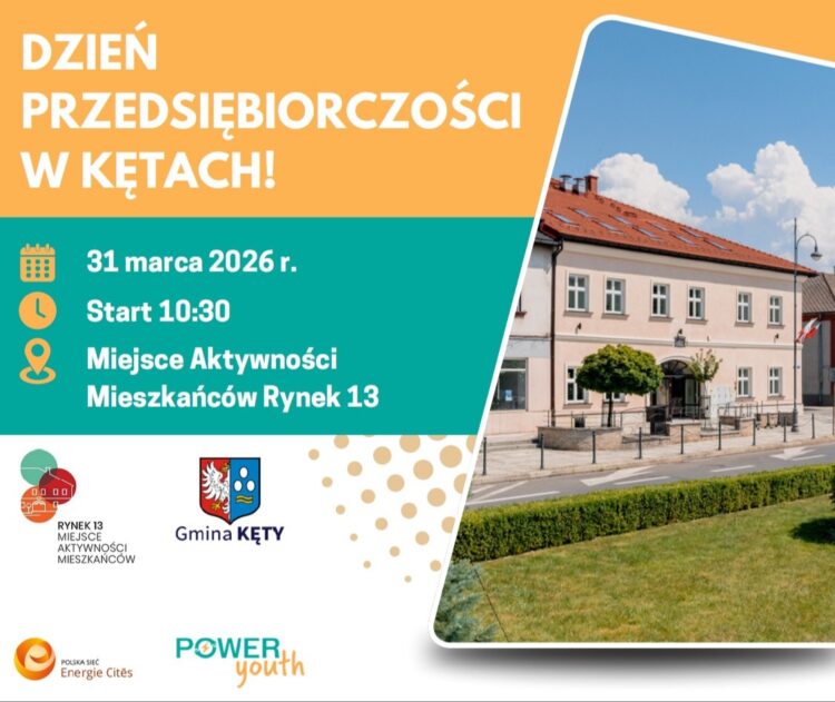 Dzień Przedsiębiorczości w Kętach. Eksperci pokażą, jak rozwijać biznes i zdobywać finansowanie